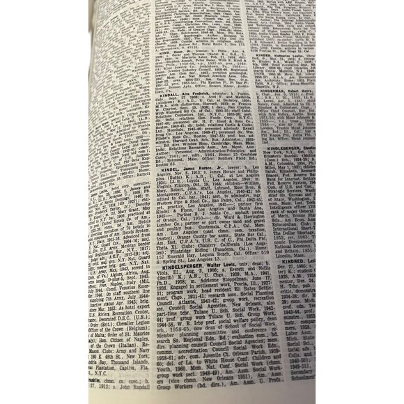 Whos Who In America 1966-1967 100th Anniversary Edition Hardcover Book - Picture 8 of 9